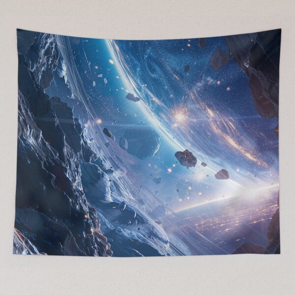 Item preview, Planetary Rings and Asteroid Orbiting a Planet designed and sold by QuantumDrift.