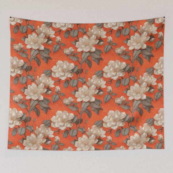 Item preview, Whimsical Gardenias  - Birthday Flower Pattern  - Gift Ideas For Women designed and sold by RoyalStarsPatts.