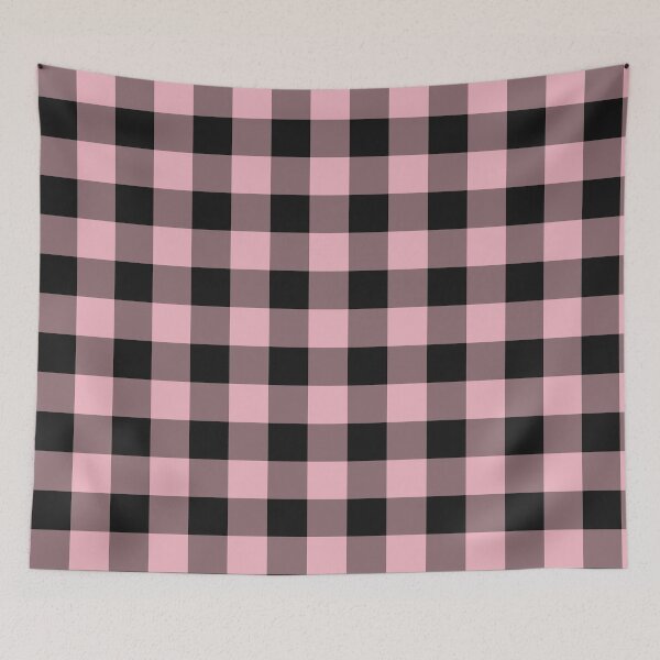 Item preview, Black And Blush Gingham Pattern designed and sold by pattern-archive.
