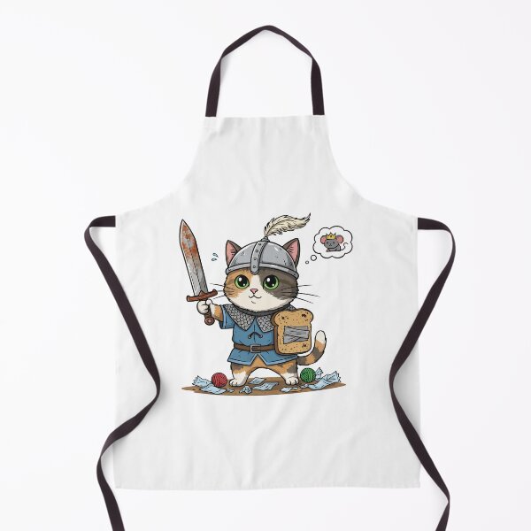 Item preview, Sir Meow-a-lot - The Brave Kitten Knight designed and sold by wonyqp.