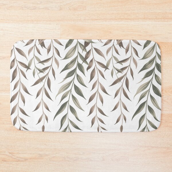 Item preview, White Vertical Botanical Couture Seamless Pattern designed and sold by DesigntshirtWB.