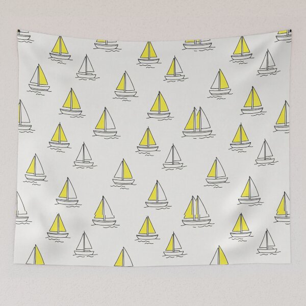 Item preview, Sailboats Pattern  designed and sold by Akali Design.