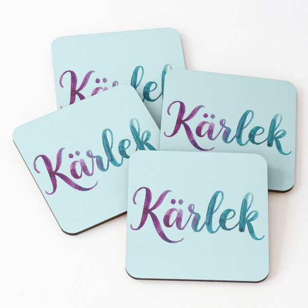 Item preview, Kärlek in Watercolour (Love in Swedish) designed and sold by CalmnessbyChoice.