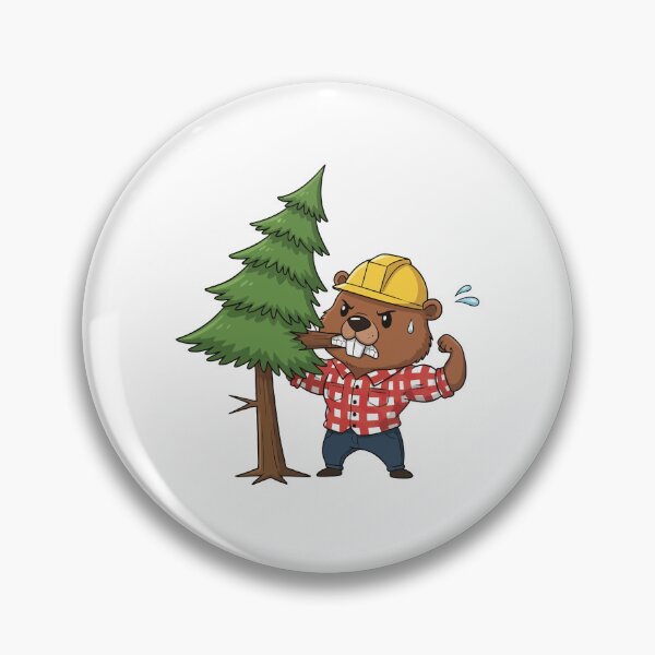 Item preview, Buff Beaver - The Ultimate Lumberjack designed and sold by wonyqp.