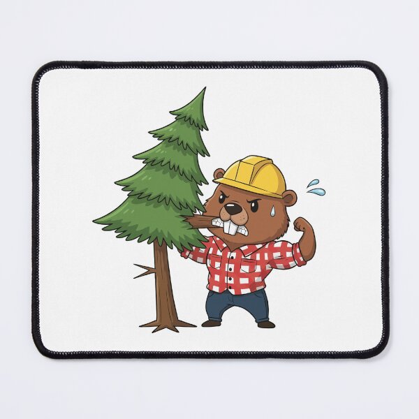 Item preview, Buff Beaver - The Ultimate Lumberjack designed and sold by wonyqp.