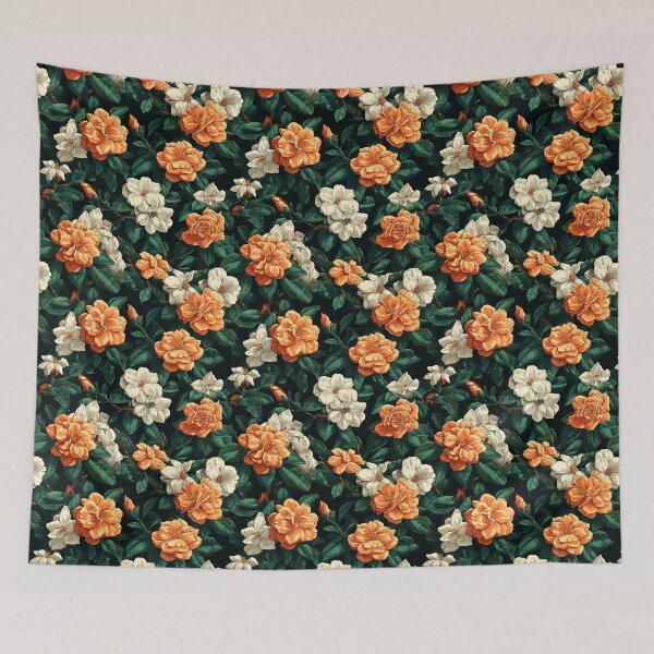 Item preview, Ornamental Gardenias Print  - Botanical Garden Pattern  - Gifts For Boyfriend designed and sold by RoyalStarsPatts.