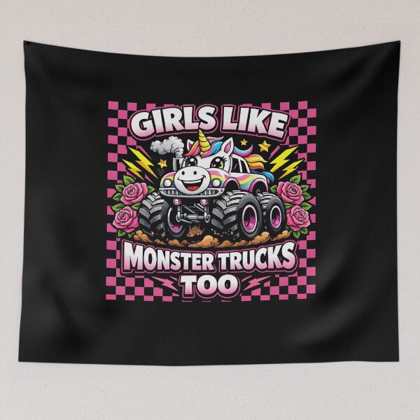 Item preview, Girls Like Monster Trucks Too designed and sold by JODYSMORGAN.