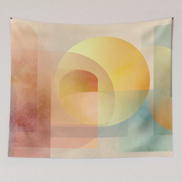 Item preview, Vivid shapes in abstract art designed and sold by anytka.