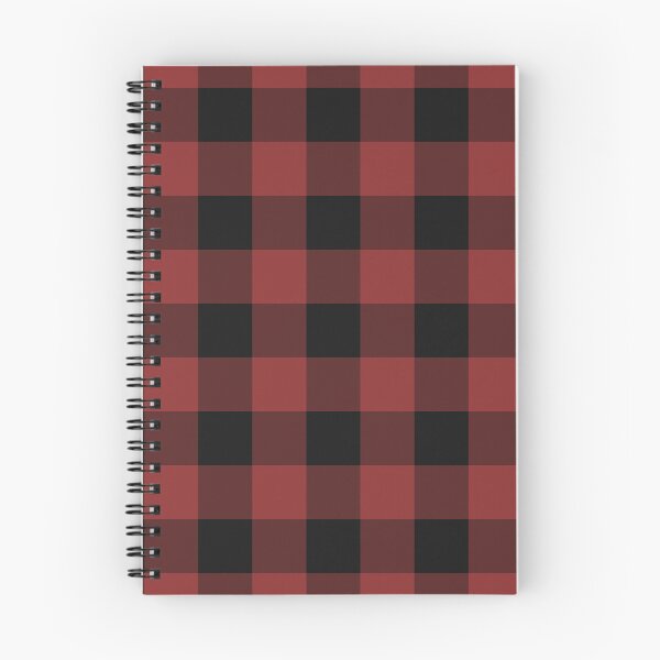 Item preview, Black And Brick Red Gingham Pattern designed and sold by pattern-archive.