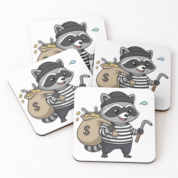 Item preview, Trash Bandit - Raccoon Thief designed and sold by wonyqp.