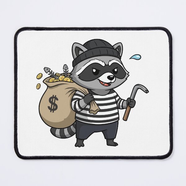 Item preview, Trash Bandit - Raccoon Thief designed and sold by wonyqp.