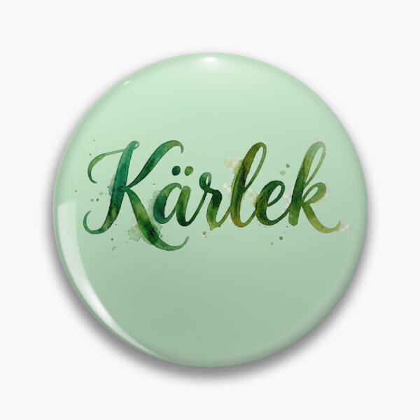 Item preview, Kärlek in Watercolour (Love in Swedish) designed and sold by CalmnessbyChoice.