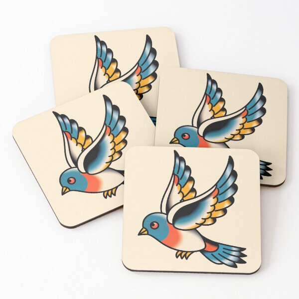 Item preview, Flash Tattoo Bird designed and sold by kawaiistudio.