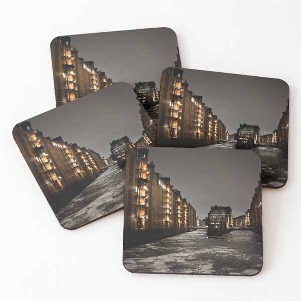 Item preview, "Hamburger Speicherstadt" ("City of Warehouses") with frozen canal designed and sold by Justharry.