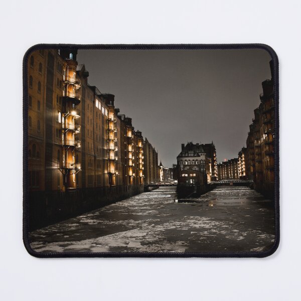 Item preview, "Hamburger Speicherstadt" ("City of Warehouses") with frozen canal designed and sold by Justharry.