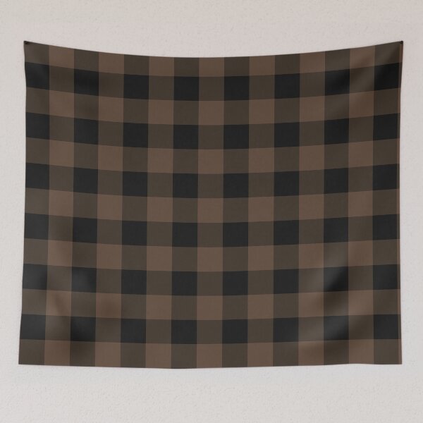Item preview, Black And Brown Gingham Pattern designed and sold by pattern-archive.