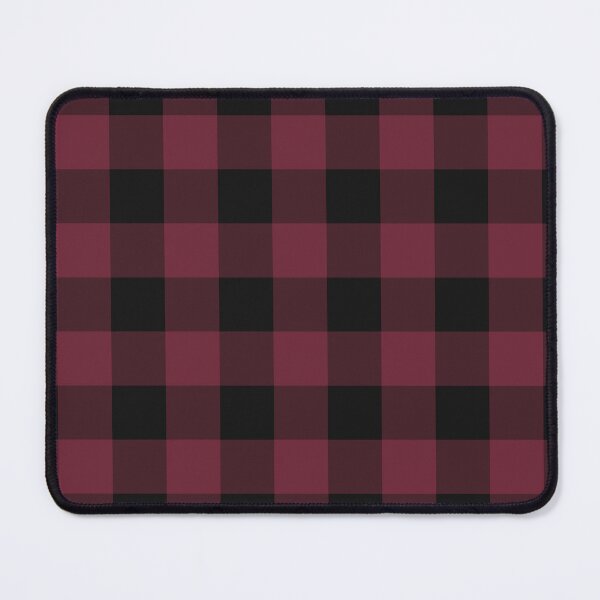 Item preview, Black And Burgundy Gingham Pattern designed and sold by pattern-archive.