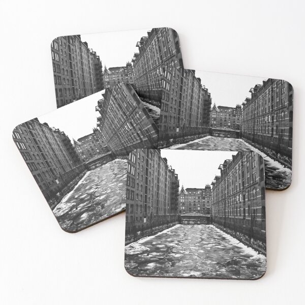 Item preview, "Hamburger Speicherstadt" ("City of Warehouses") with ice in the canal  designed and sold by Justharry.