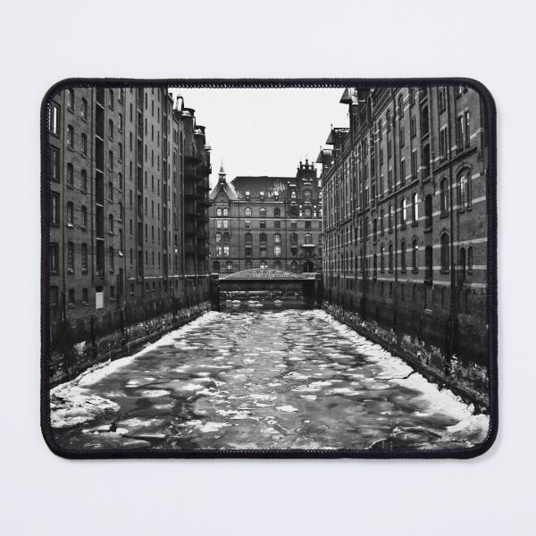 Item preview, "Hamburger Speicherstadt" ("City of Warehouses") with ice in the canal designed and sold by Justharry.