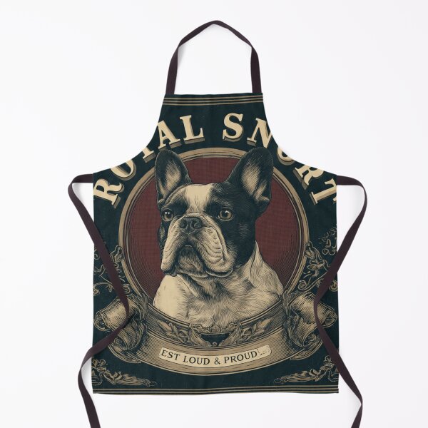Item preview, Royal Snort – Luxury Frenchie Crest designed and sold by frenchiesociety.co.