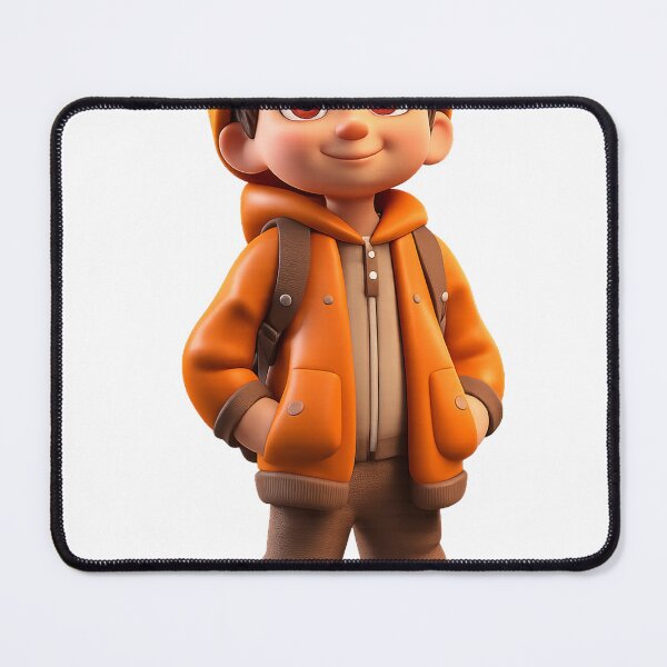 Item preview, Cheerful Explorer Boy 3D Character designed and sold by HarshArtPalette.