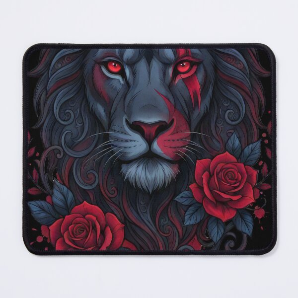 Item preview, Crimson Rose Lion designed and sold by Infinite Art Lab.