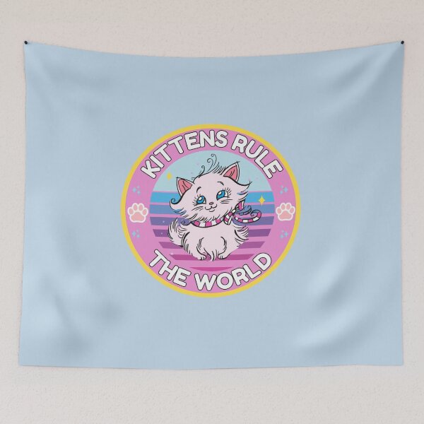 Item preview, "Kittens Rule the World" T-Shirt for Kids designed and sold by MalibuMaiden28.