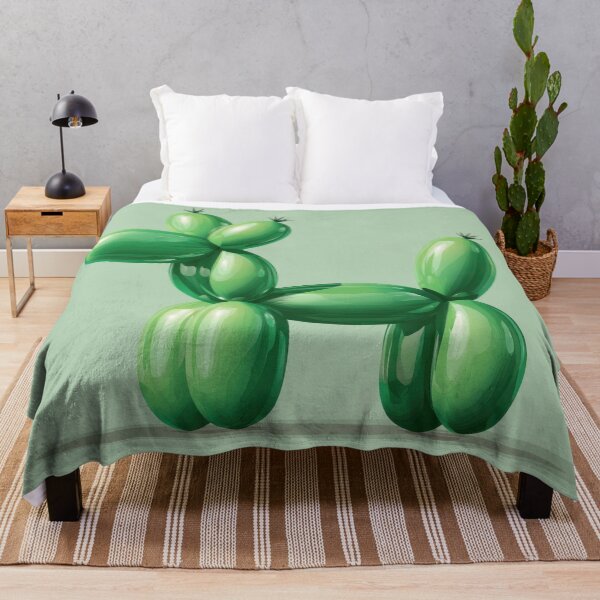 Item preview, Balloon dog made of green balloons designed and sold by anytka.