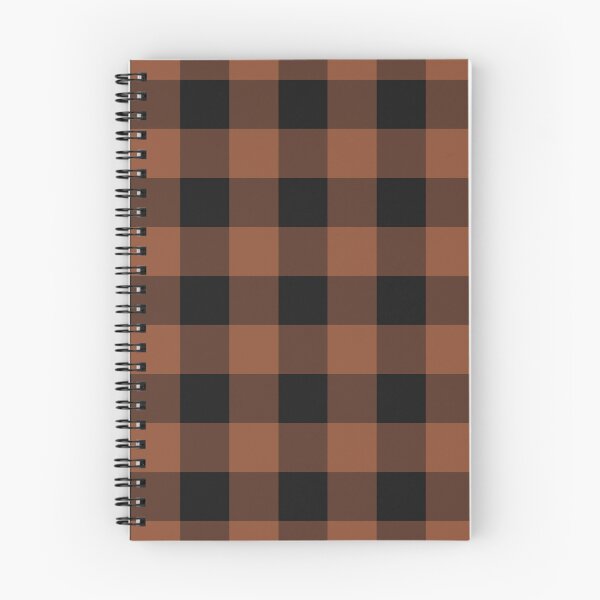 Item preview, Black And Copper Gingham Pattern designed and sold by pattern-archive.