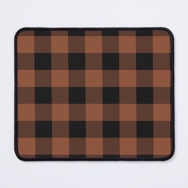 Item preview, Black And Copper Gingham Pattern designed and sold by pattern-archive.