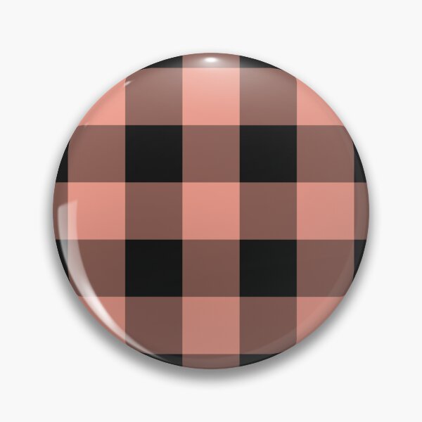 Item preview, Black And Coral Gingham Pattern designed and sold by pattern-archive.