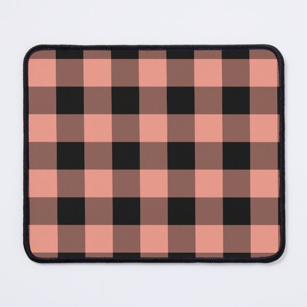 Item preview, Black And Coral Gingham Pattern designed and sold by pattern-archive.