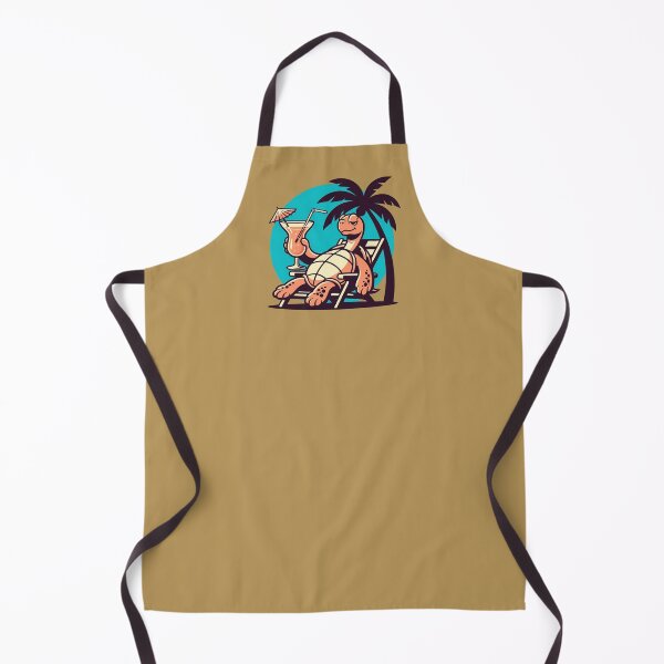 Item preview, Chill Turtle Cocktail Hour – Retro designed and sold by SilentPowerArt.