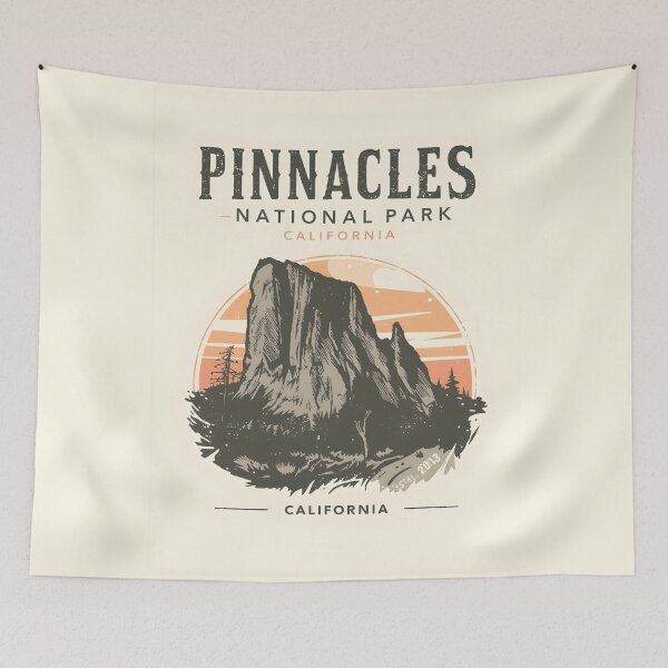 Item preview, Pinnacles National Park - California designed and sold by GoodOldVintage.