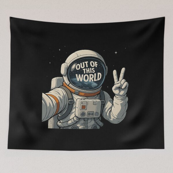 Item preview, Out of This World - Astronaut Selfie in Space designed and sold by MKreative Studio.