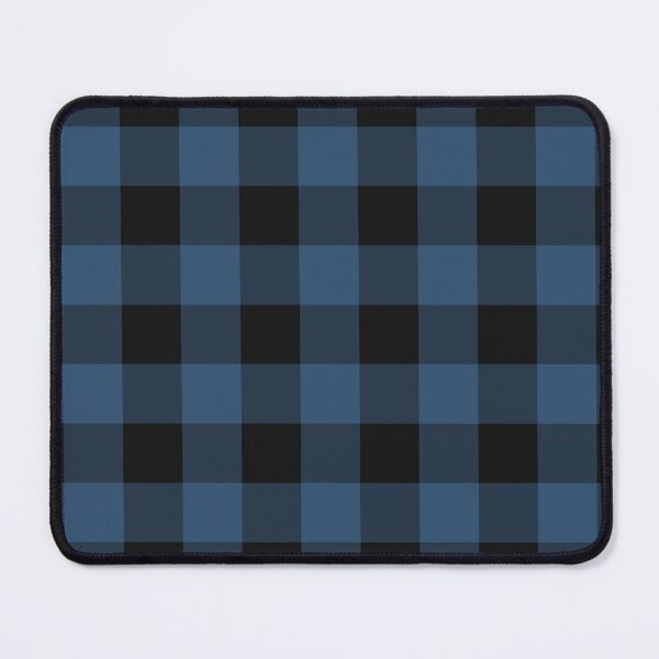 Item preview, Black And Denim Gingham Pattern designed and sold by pattern-archive.