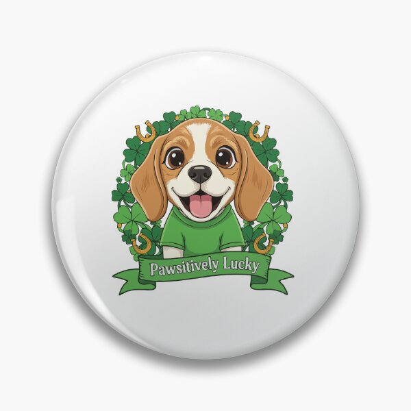 Item preview, Beagle St Patrick’s Day Shirt – Pawsitively Lucky Dog Lover Gift designed and sold by The Real Life Symphony.