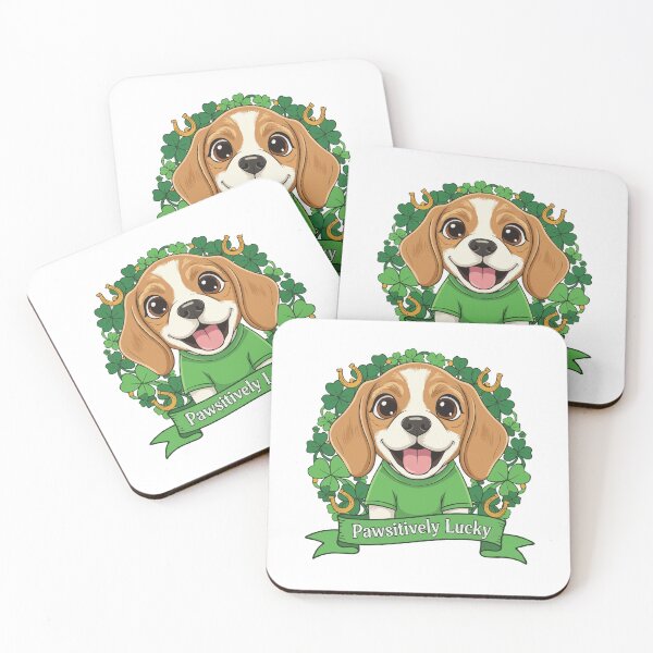 Item preview, Beagle St Patrick’s Day Shirt – Pawsitively Lucky Dog Lover Gift designed and sold by The Real Life Symphony.