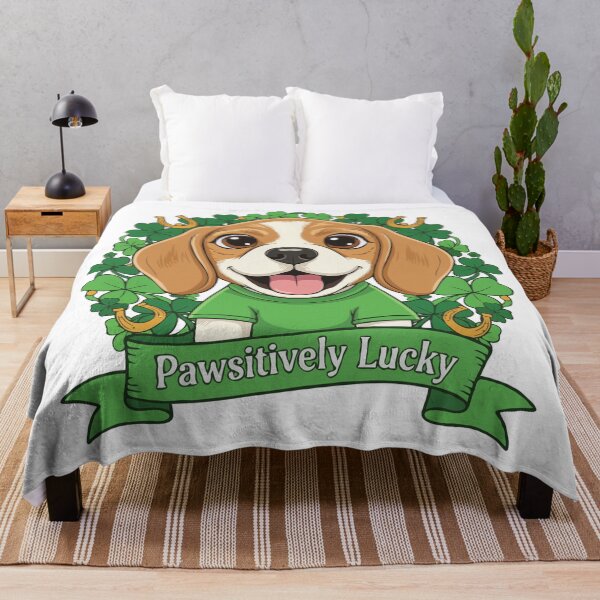 Item preview, Beagle St Patrick’s Day Shirt – Pawsitively Lucky Dog Lover Gift designed and sold by The Real Life Symphony.