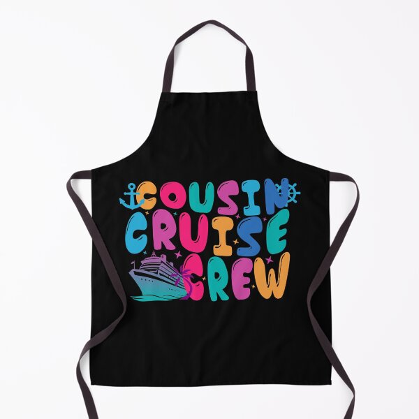 Item preview, Cousin Cruise Crew Funny Family Vacation Typography Art designed and sold by PixelWaveBD.