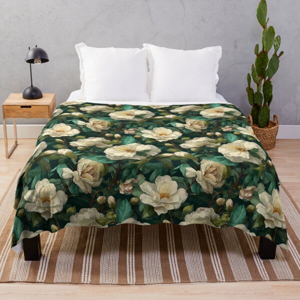 Item preview, Vibrant Gardenias Print - Flower Floral Pattern - Gifts For Her designed and sold by RoyalStarsPatts.