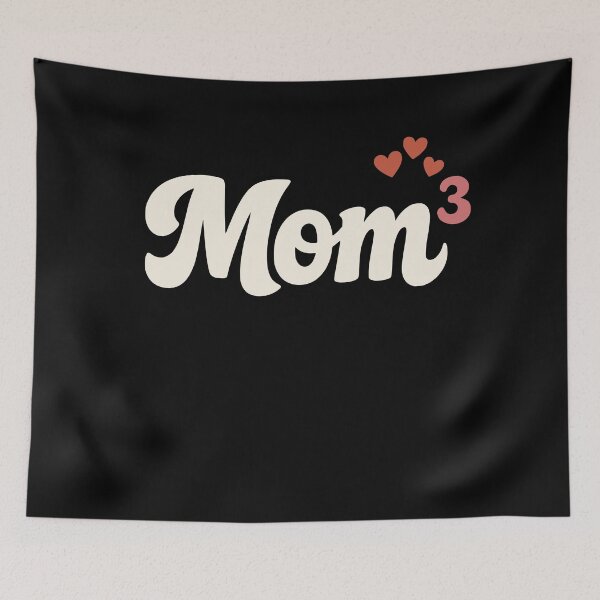 Item preview, Mom 3 Cubed Mother of Three Mama of 3 Mommy Mothers Day  designed and sold by clothesy7.
