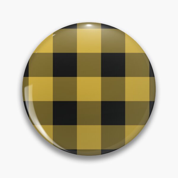 Item preview, Black And Gold Gingham Pattern designed and sold by pattern-archive.