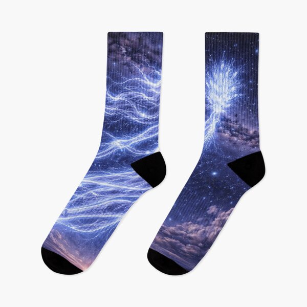 Item preview, Virgo Zodiac Lightning Maiden – Electric Constellation Goddess in the Starry Night Sky designed and sold by SpicyWind.