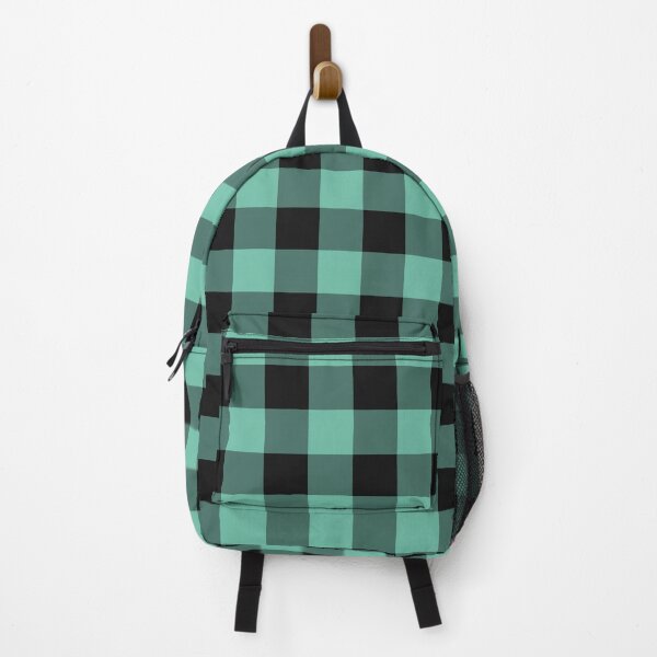 Item preview, Black And Pastel Green Gingham Pattern designed and sold by pattern-archive.