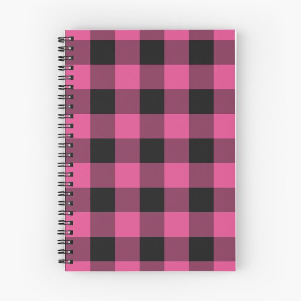 Item preview, Black And Hot Pink Gingham Pattern designed and sold by pattern-archive.