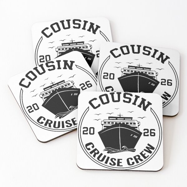 Item preview, Cousin Cruise Crew 2026 Family Vacation Nautical Logo Art designed and sold by PixelWaveBD.