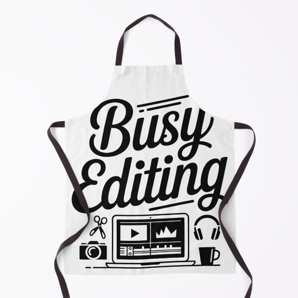 Item preview, Busy Editing – Minimalist Video Editor Typography Design designed and sold by ArcticFoxStudio.