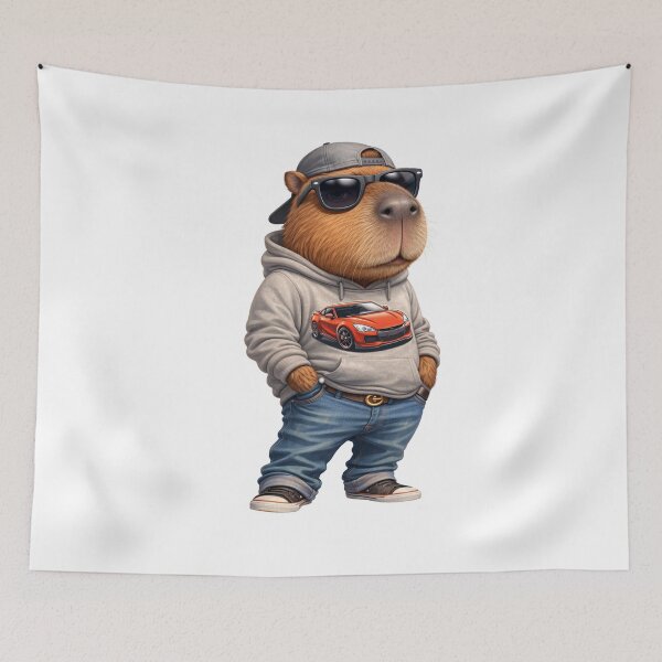 Item preview, capybara playboy designed and sold by Snurly.