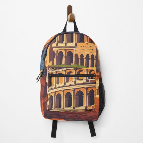 Item preview, Roma Rome Colosseum Vintage Travel Poster Italy History designed and sold by MapSoul.